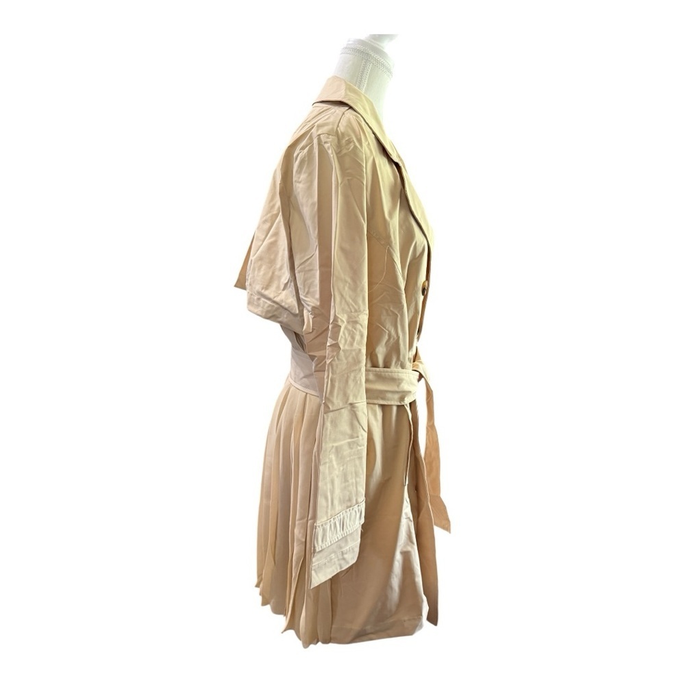 Wynne Layers Beige Trench Coat Jacket – Size L - Picture 4 of 7